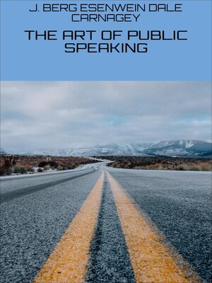 cover image of THE ART OF PUBLIC SPEAKING